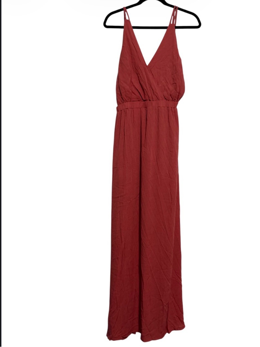 Lulus Rust Strappy Open Back Maxi Dress Size M NWT - Picture 2 of 7